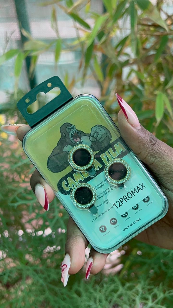 Camera Lens Protector – iPhone 12 Pro Max (Rhinestone Edge Finish)