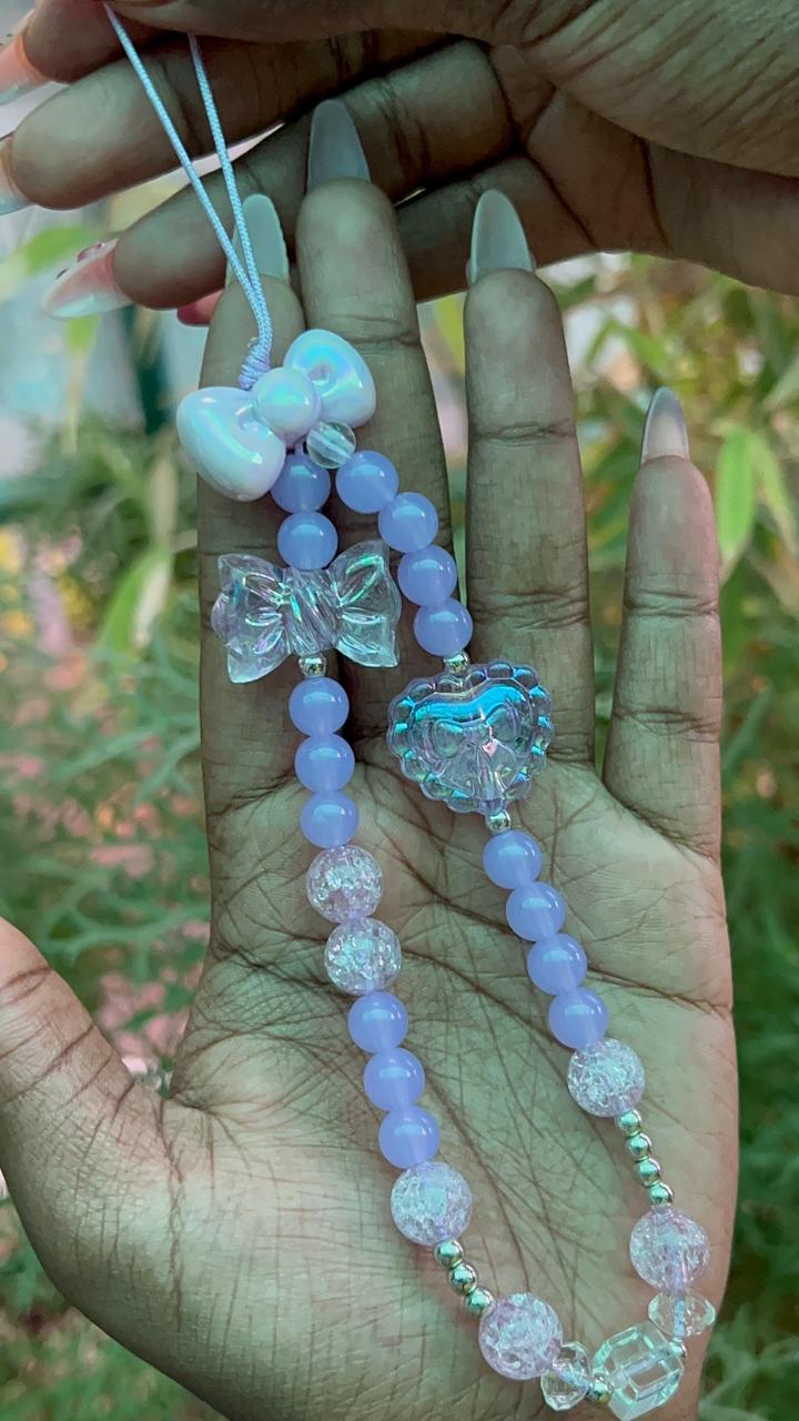 Beaded Phone Charms – Acrylic & Resin Accents