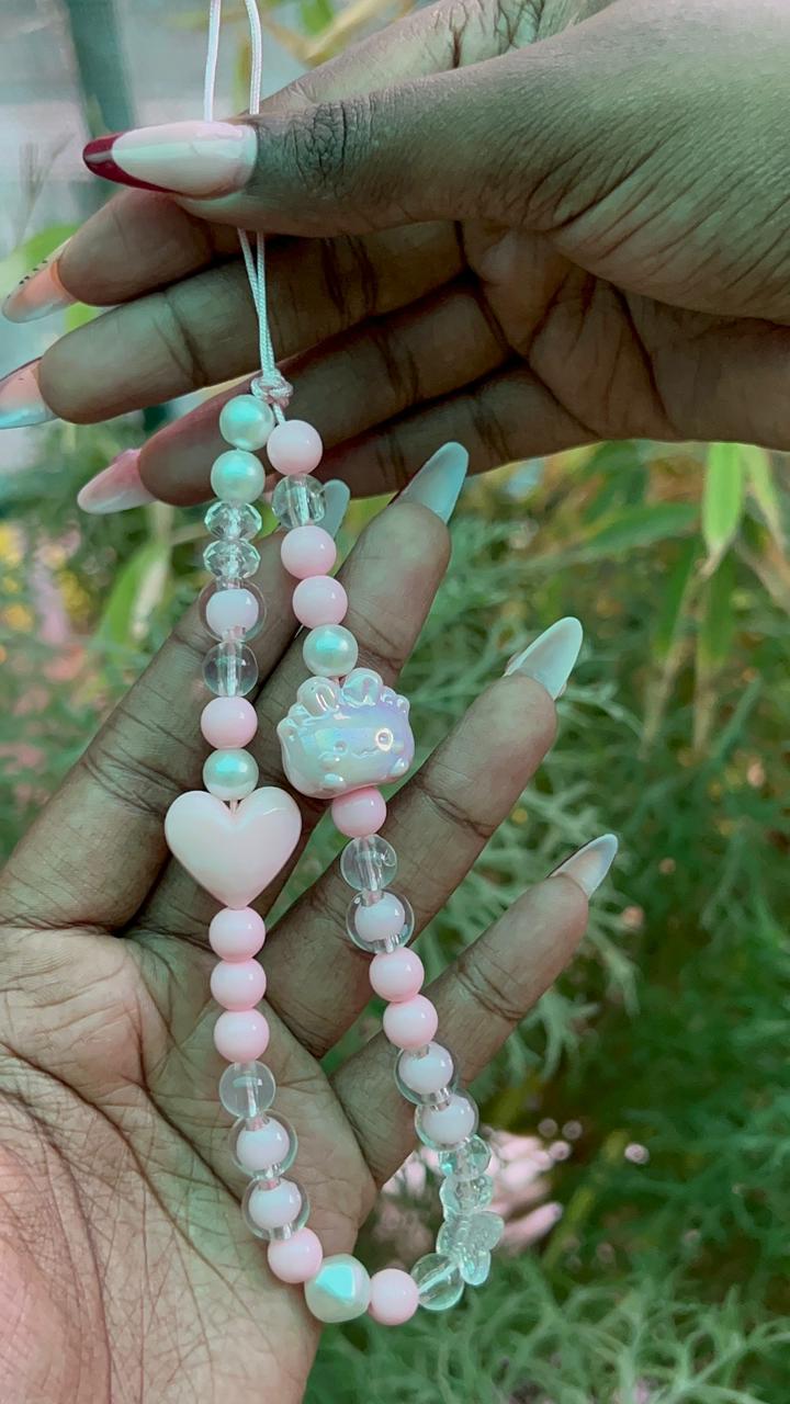 Beaded Phone Charms – Acrylic & Resin Accents