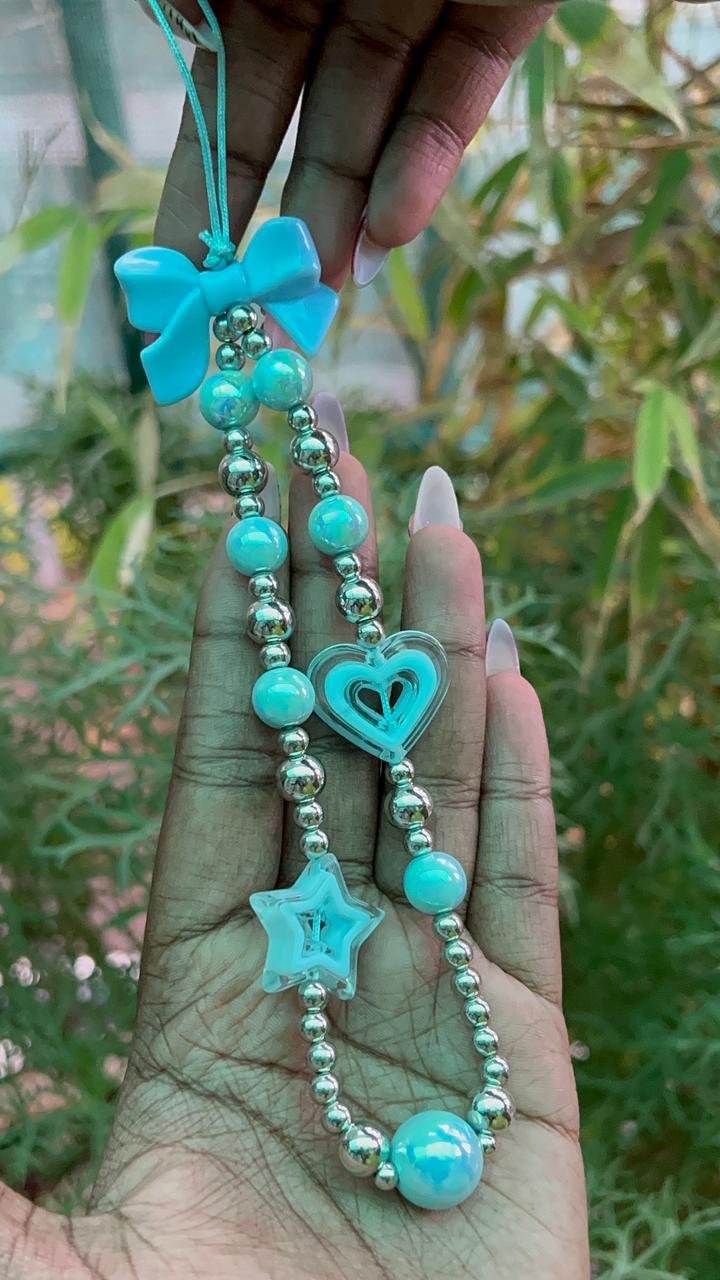 Beaded Phone Charms – Acrylic & Resin Accents