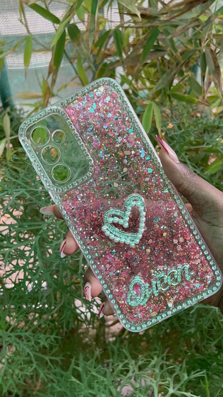 Crystal Pink Case – Samsung A14 (Soft Pink Finish)