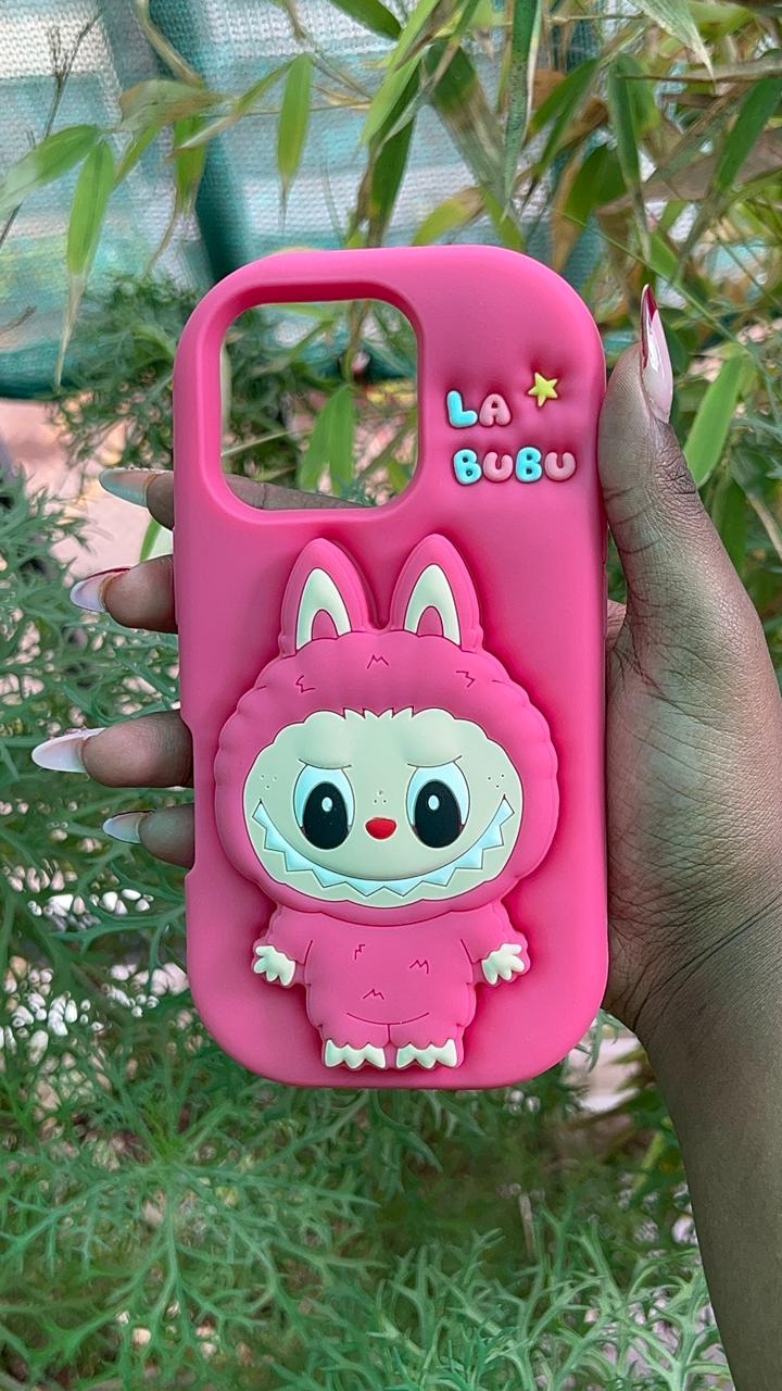 La Bubu Monster Case – iPhone 16 Pro (Cartoon Monster Design)
