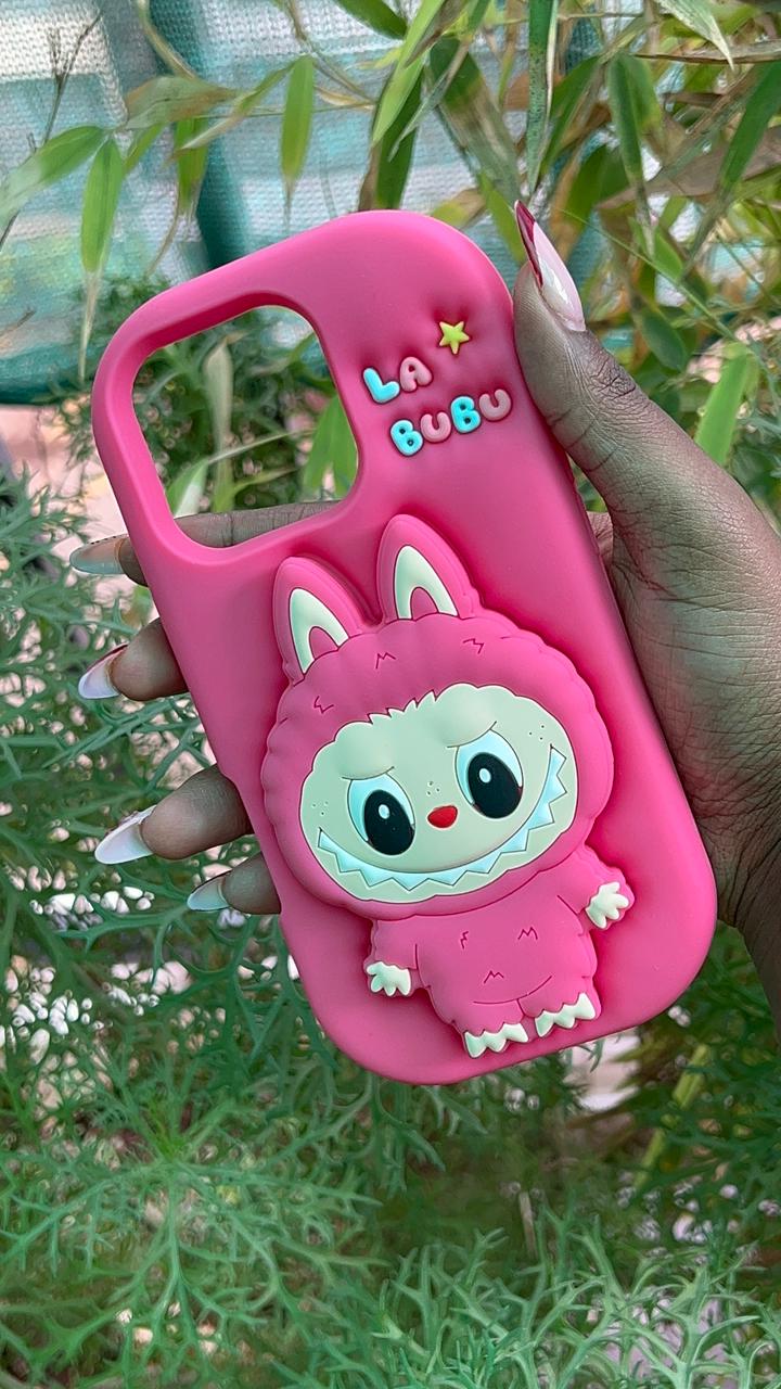 La Bubu Monster Case – iPhone 16 Pro (Cartoon Monster Design)