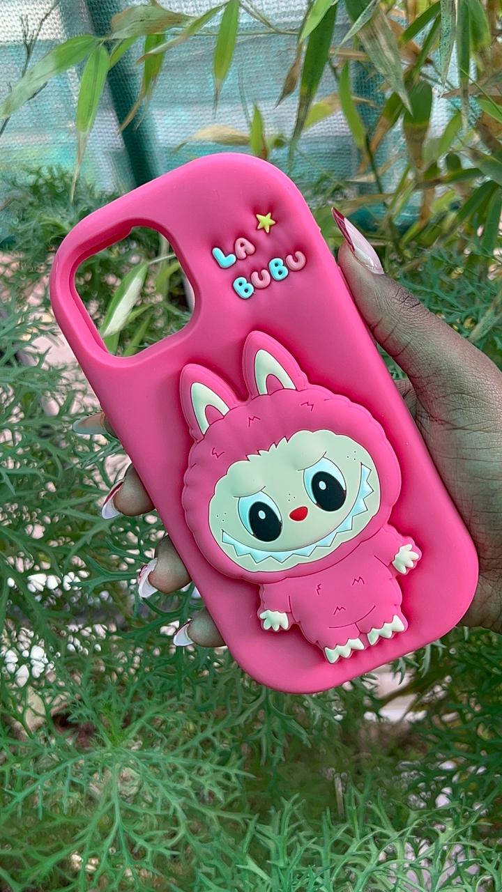 La Bubu Monster Case – iPhone 13 / 14 / 15 / 16e (Cartoon Monster Design)