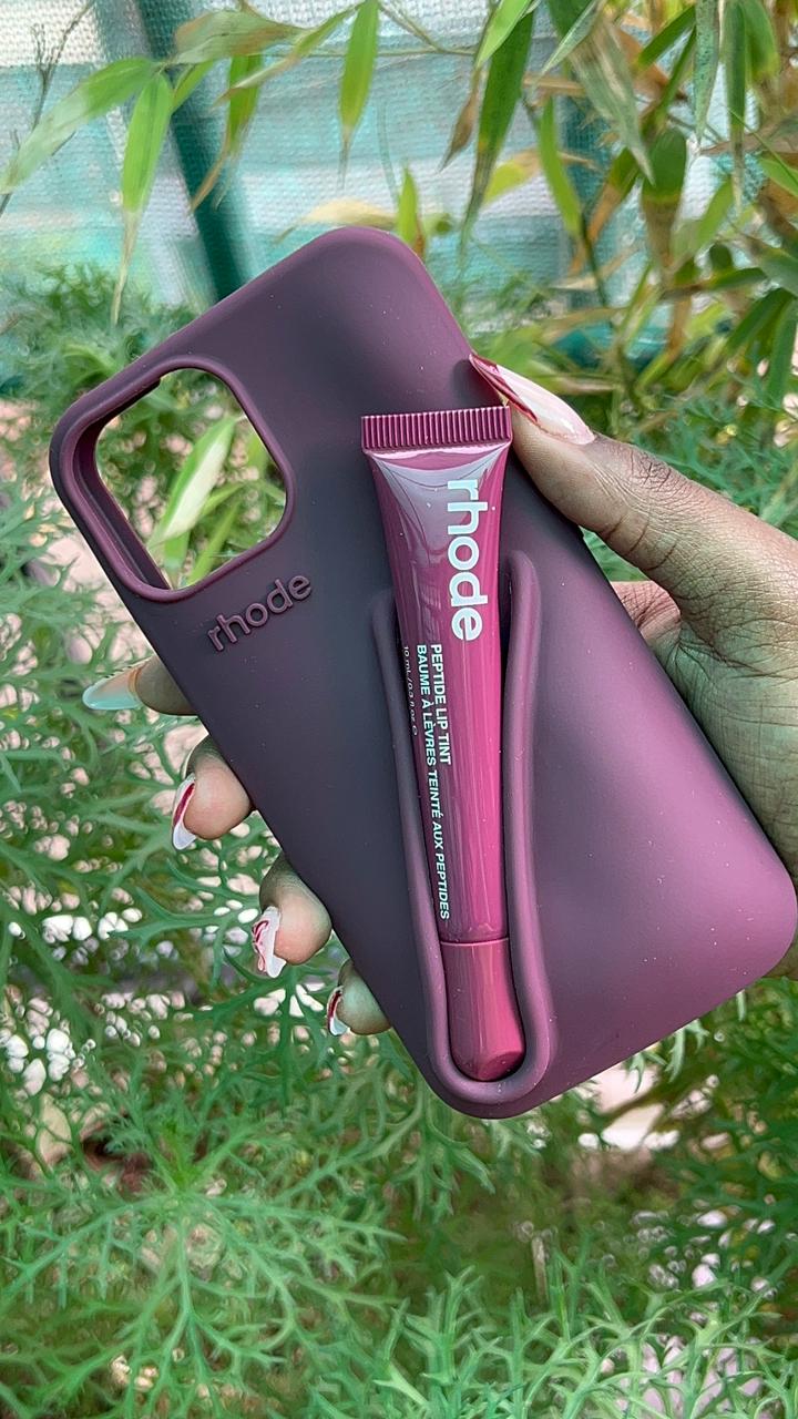 Rhode Everyday Case – iPhone 13 / 14 / 15 (Matte Burgundy / Maroon Finish)