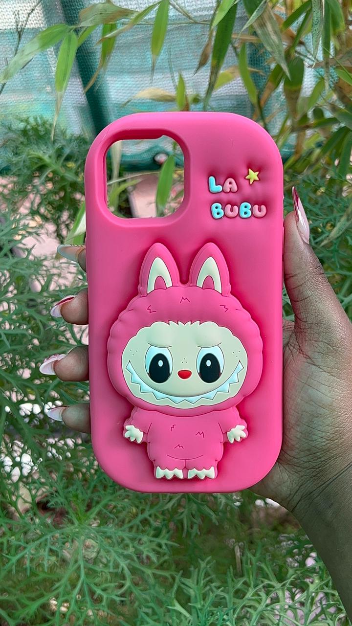 La Bubu Monster Case – iPhone 13 / 14 / 15 / 16e (Cartoon Monster Design)