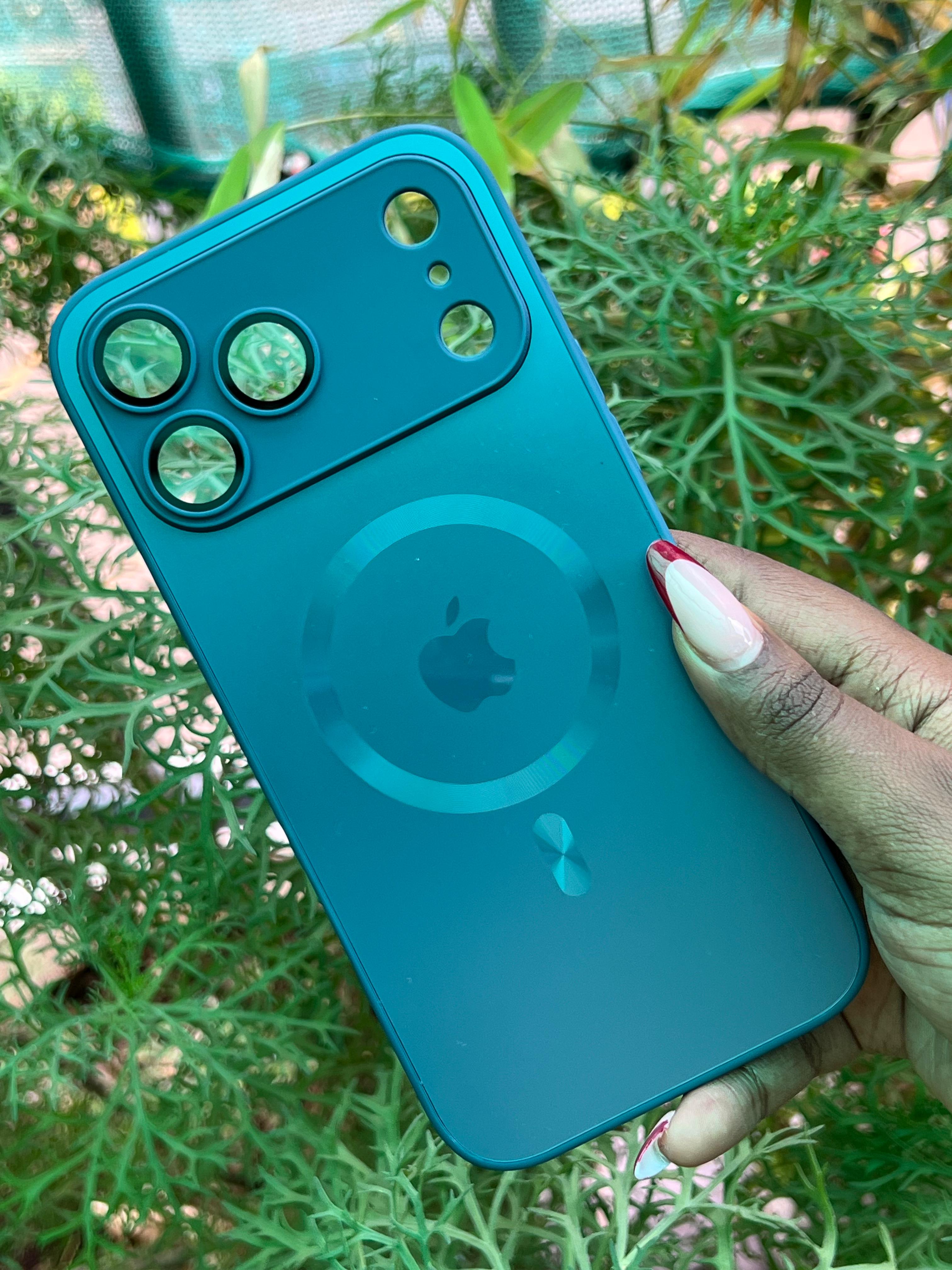 Ocean MagSafe Case – iPhone 17 Pro Max (Matte Blue with MagSafe Ring)