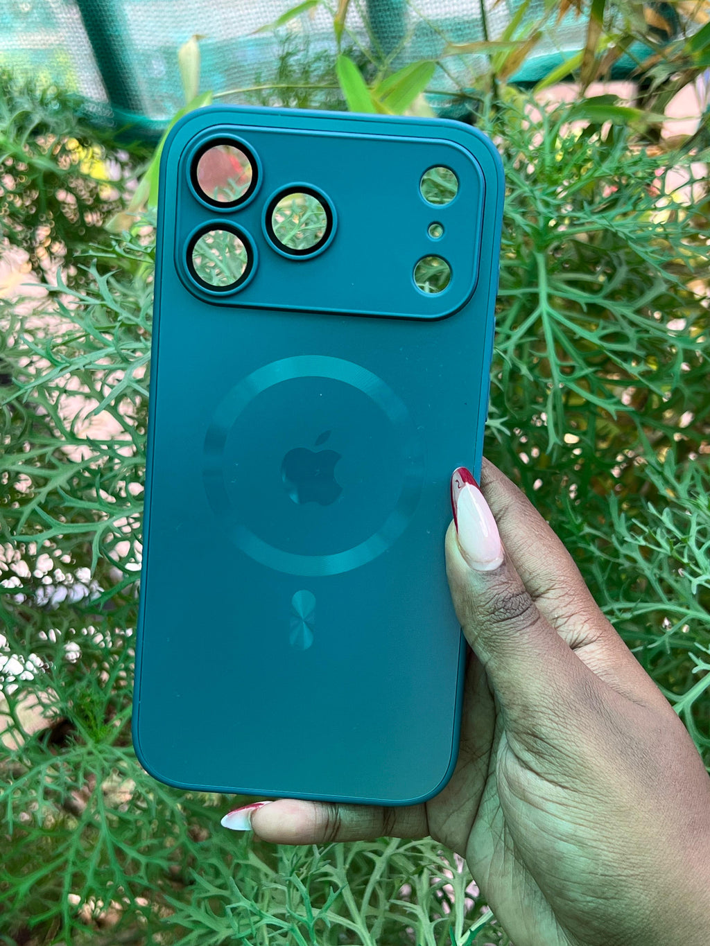 Ocean MagSafe Case – iPhone 17 Pro Max (Matte Blue with MagSafe Ring)